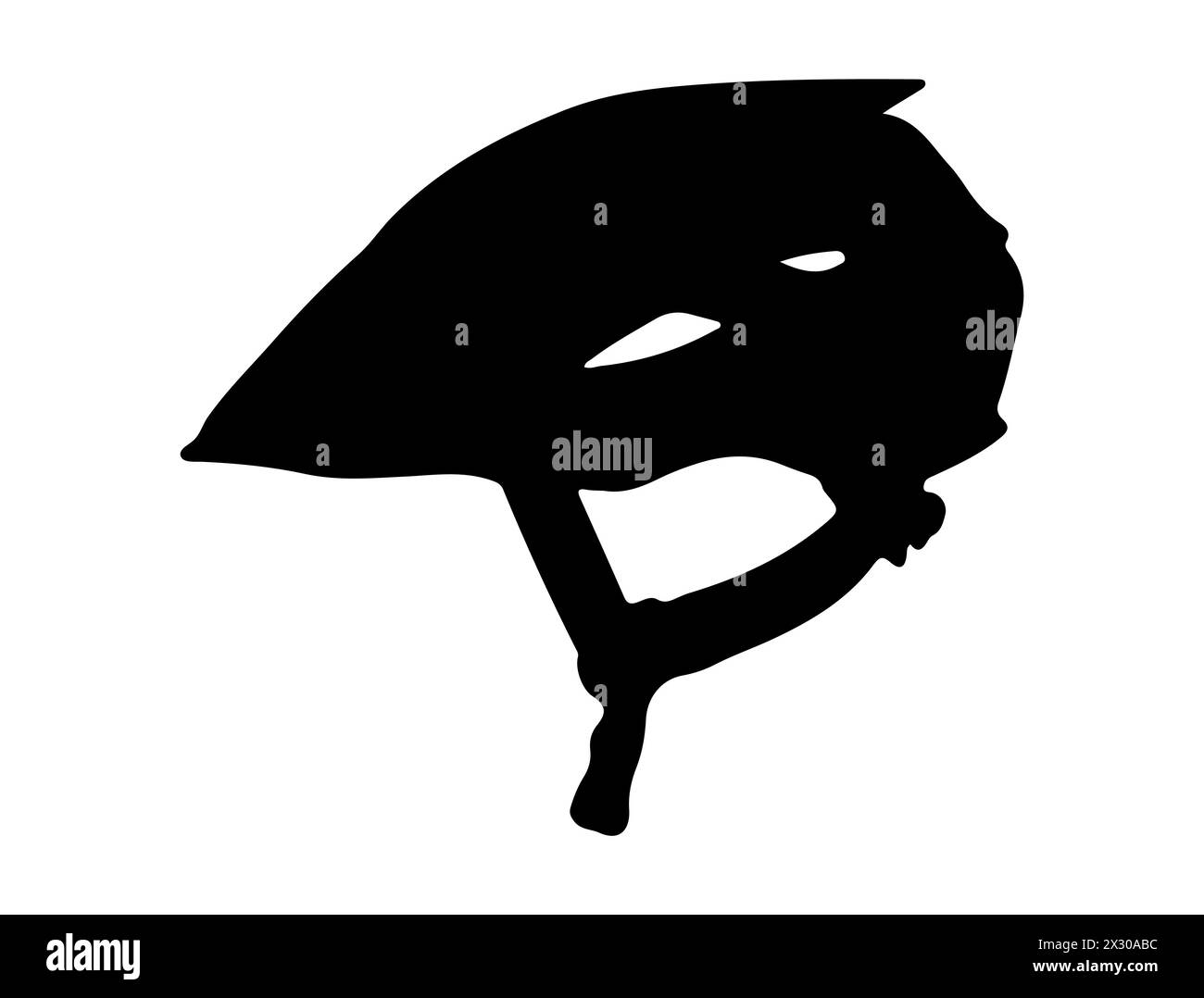 Fahrradhelm Silhouette Vektorkunst Stock Vektor