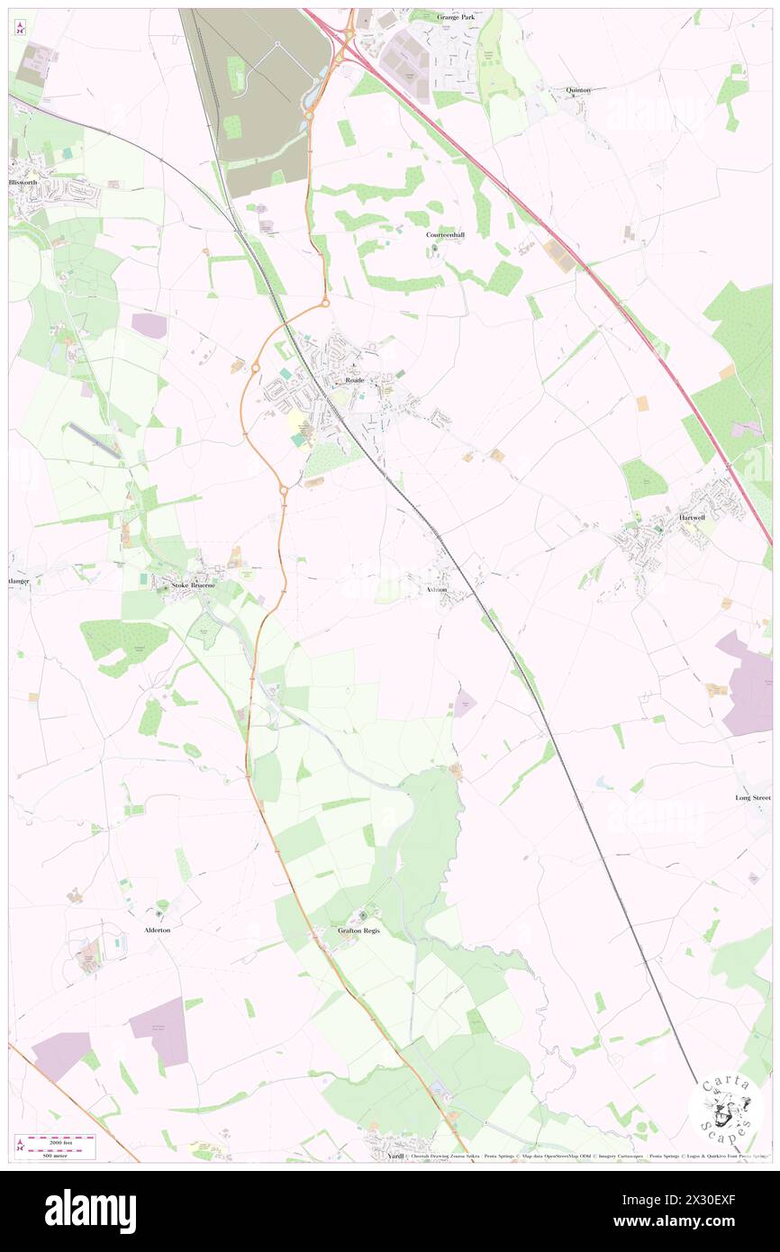 Herren Own Rugby Club, Northamptonshire, GB, Großbritannien, England, n 52 8' 31''', S 0 53' 22'', Karte, Cartascapes Map, veröffentlicht 2024. Erkunden Sie Cartascapes, eine Karte, die die vielfältigen Landschaften, Kulturen und Ökosysteme der Erde enthüllt. Reisen Sie durch Zeit und Raum und entdecken Sie die Verflechtungen der Vergangenheit, Gegenwart und Zukunft unseres Planeten. Stockfoto