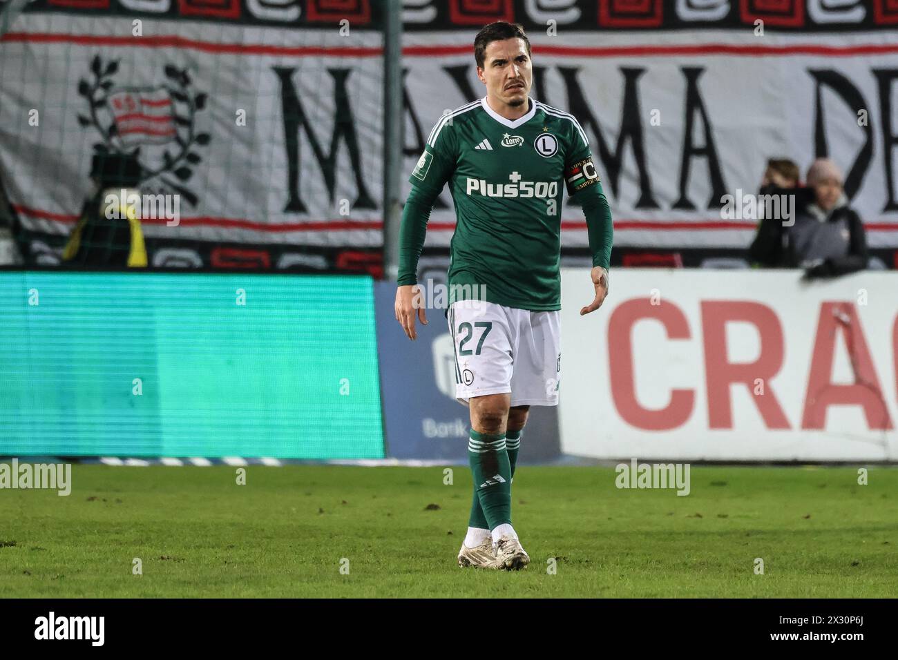 2023.12.20 Krakau, Polen Fußball PKO BP Ekstraklasa 23/24 Krakau - Legia Warszawa op: Josue Stockfoto