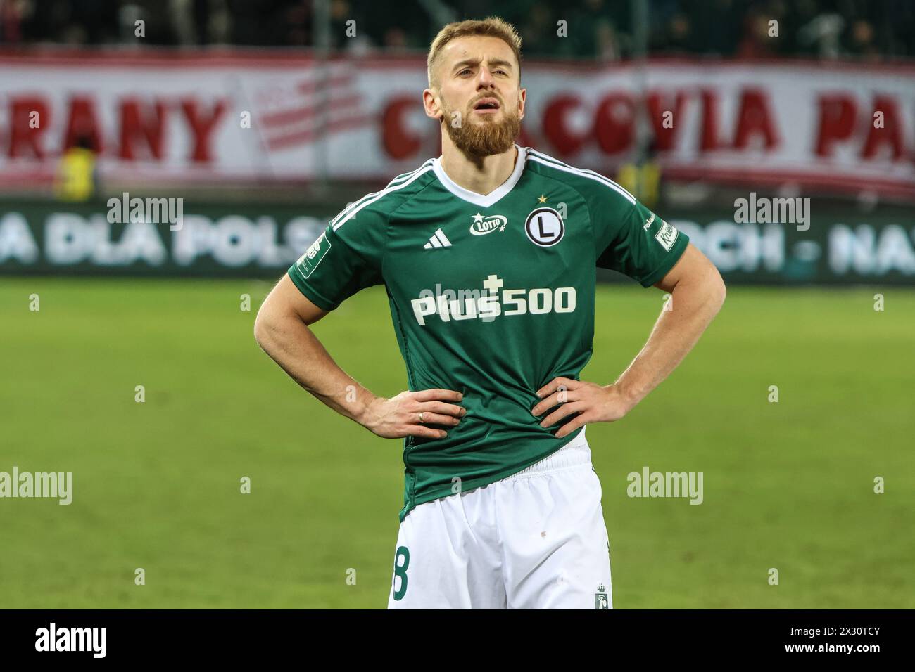 2023.12.20 Krakau, Polen Fußball PKO BP Ekstraklasa 23/24 Krakau - Legia Warszawa op: Rafal Augustyniak Stockfoto