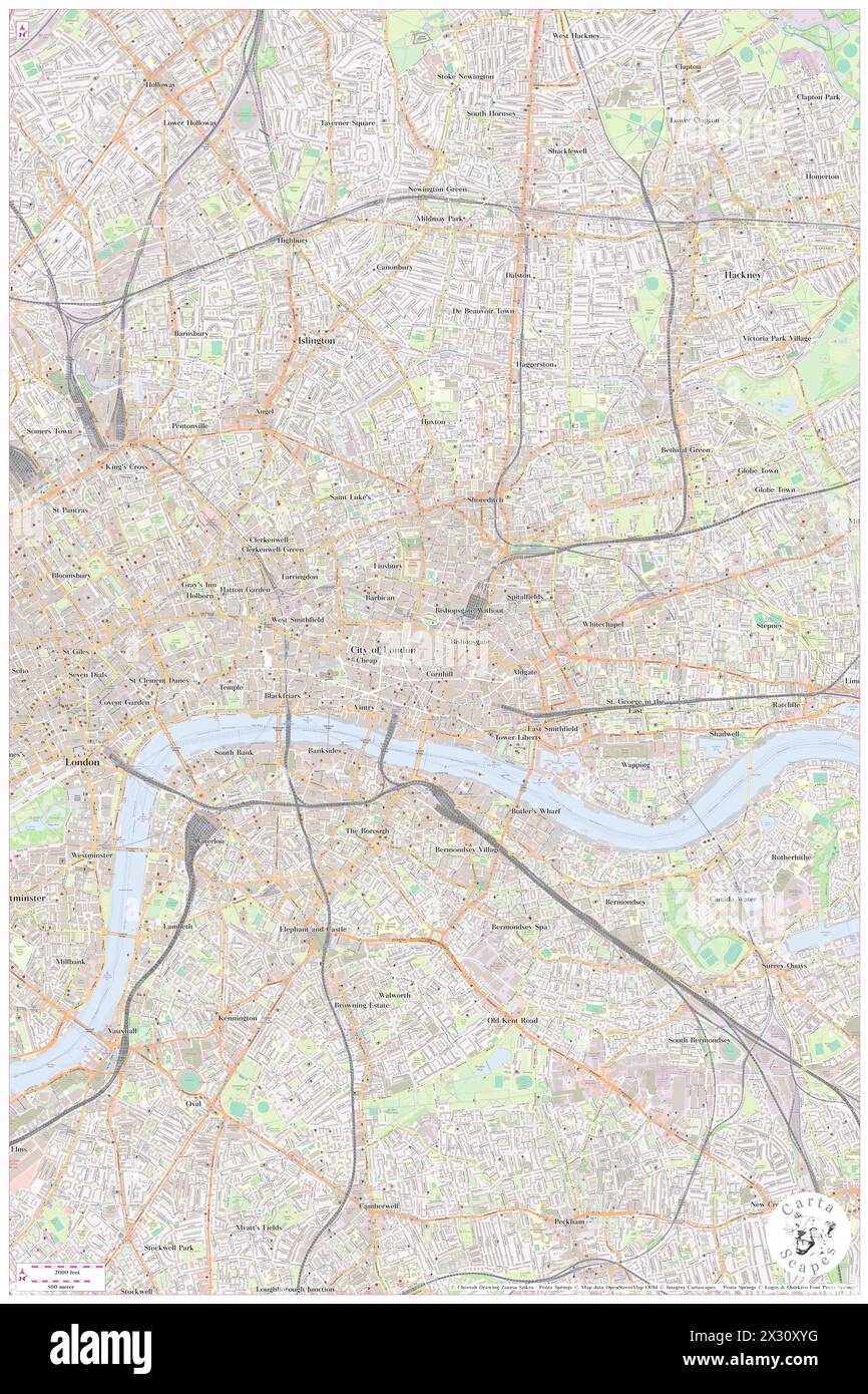 Austin Friars, Greater London, GB, Vereinigtes Königreich, England, n 51 30' 55'', S 0 5' 9'', Karte, Cartascapes Map, veröffentlicht 2024. Erkunden Sie Cartascapes, eine Karte, die die vielfältigen Landschaften, Kulturen und Ökosysteme der Erde enthüllt. Reisen Sie durch Zeit und Raum und entdecken Sie die Verflechtungen der Vergangenheit, Gegenwart und Zukunft unseres Planeten. Stockfoto