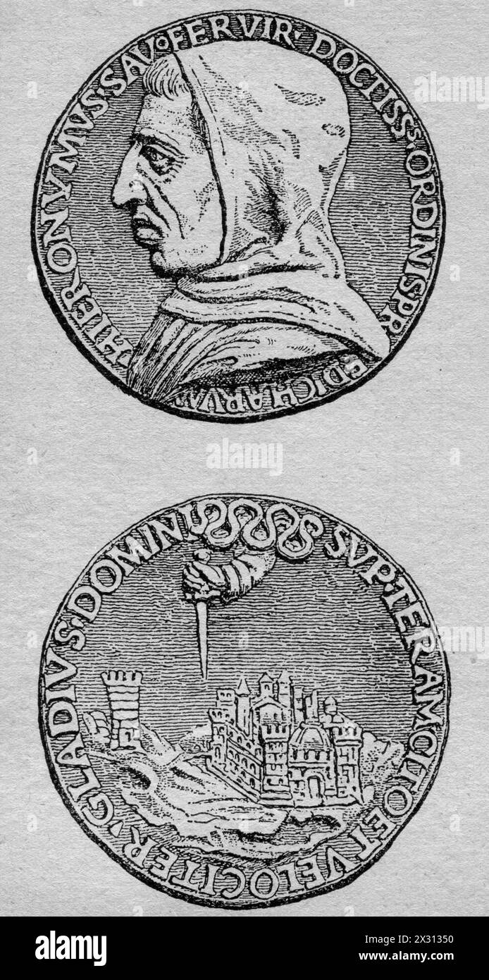 Savonarola, Girolamo, 21.9.1452 - 23.5,1498, italienischer Kaplan, ADDITIONAL-RIGHTS-CLEARANCE-INFO-NOT-AVAILABLE Stockfoto