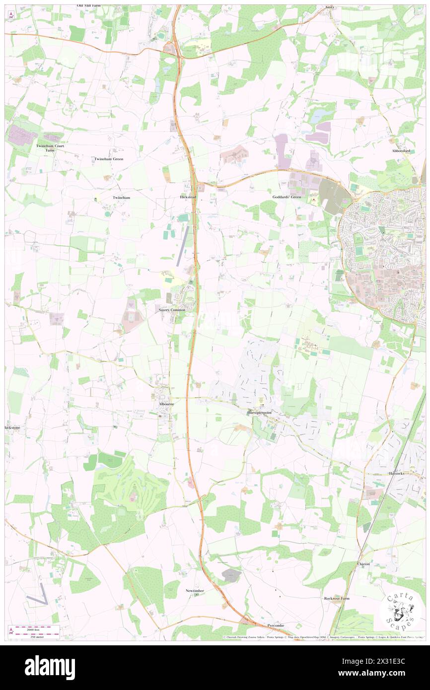 Hurstpierpoint and Sayers Common, West Sussex, GB, Vereinigtes Königreich, England, n 50 56' 49'', S 0 11' 19'', Karte, Cartascapes Map, veröffentlicht 2024. Erkunden Sie Cartascapes, eine Karte, die die vielfältigen Landschaften, Kulturen und Ökosysteme der Erde enthüllt. Reisen Sie durch Zeit und Raum und entdecken Sie die Verflechtungen der Vergangenheit, Gegenwart und Zukunft unseres Planeten. Stockfoto