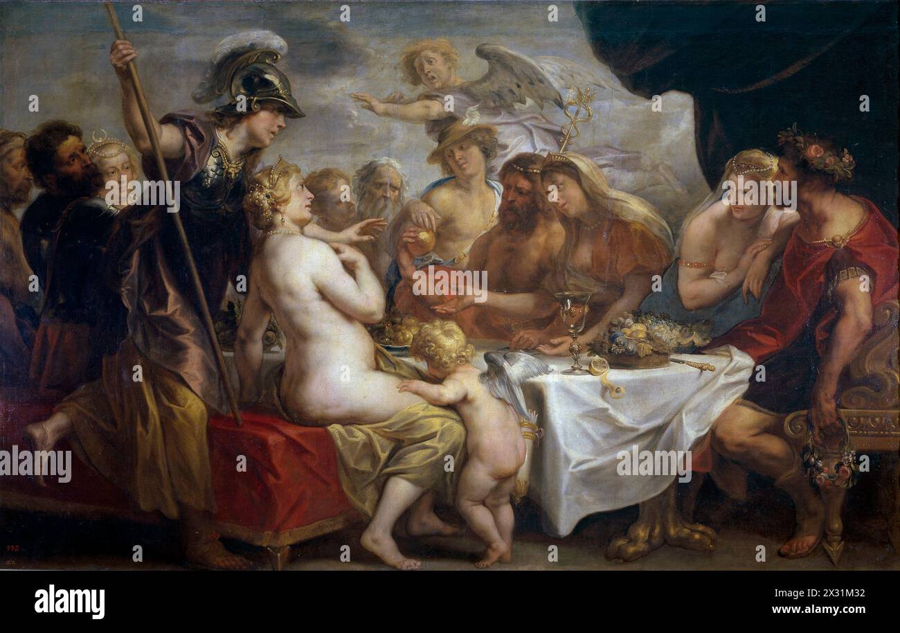 Hochzeit von Peleus und Thetis Jacob Jordaens / nach Peter Paul Rubens / Stockfoto