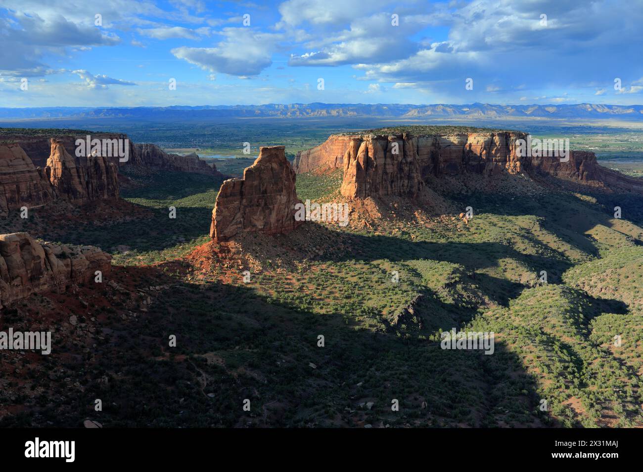 Geografie / Reisen, USA, Colorado, Grand Junction, Grand View, Colorado National Monument, ADDITIONAL-RIGHTS-CLEARANCE-INFO-NOT-AVAILABLE Stockfoto
