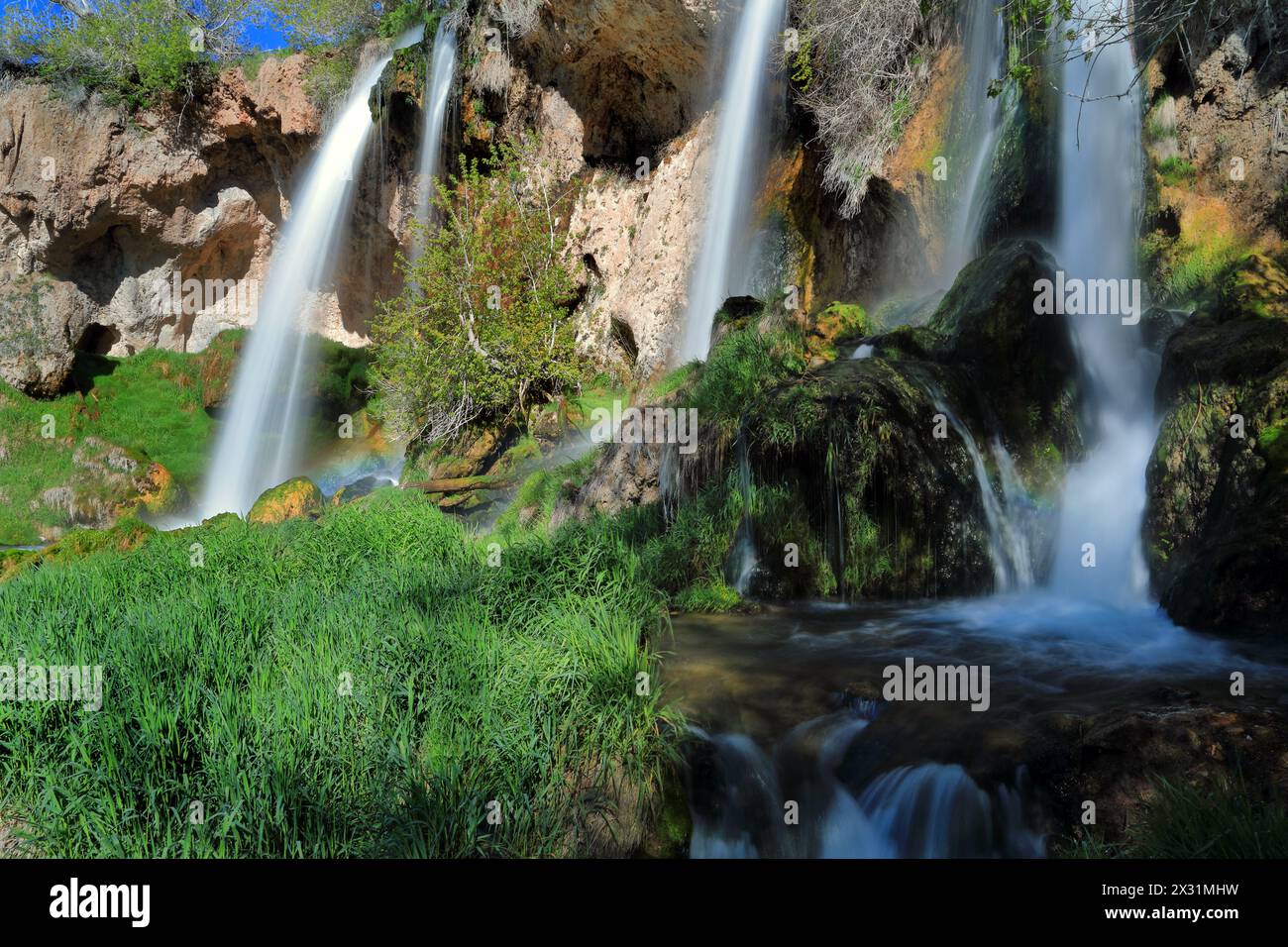 Geografie / Reisen, USA, Colorado, Rifle, Rifle Falls, Rifle Falls State Park, ADDITIONAL-RIGHTS-CLEARANCE-INFO-NOT-AVAILABLE Stockfoto