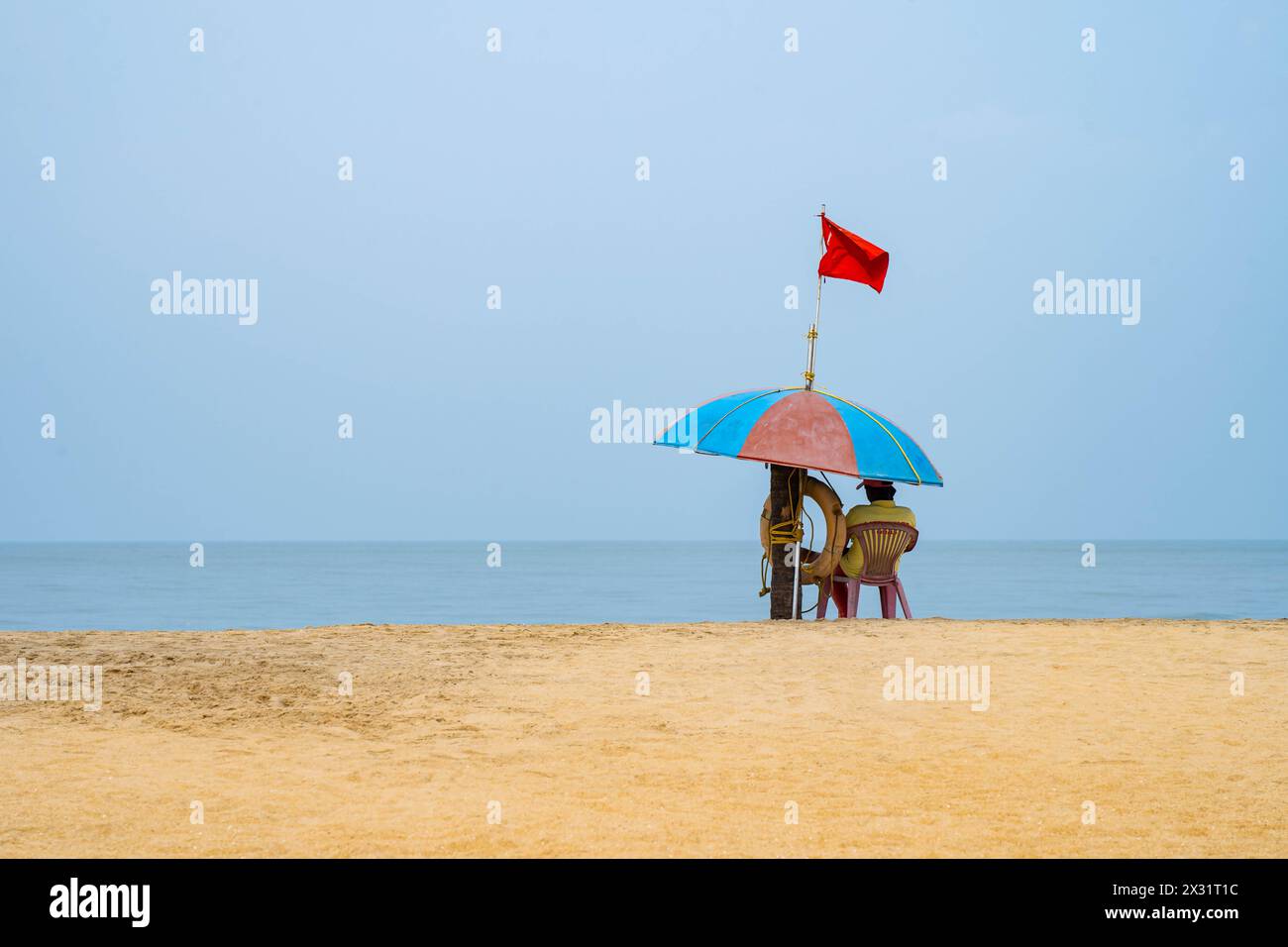 Wunderschöne Meereslandschaft am Chavakkad Beach, Kerala, Indien. Stockfoto