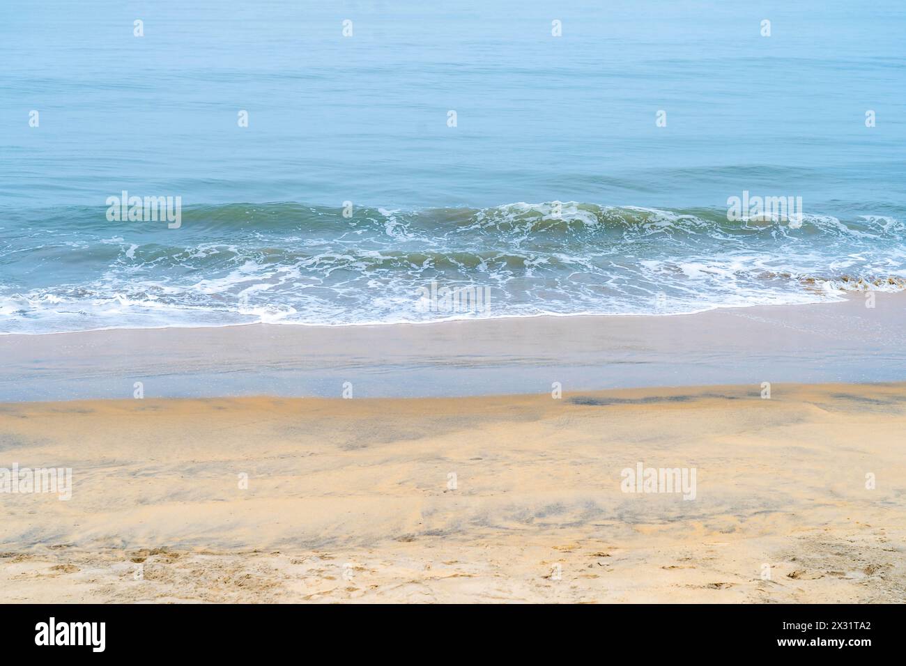Wunderschöne Meereslandschaft am Chavakkad Beach, Kerala, Indien. Stockfoto