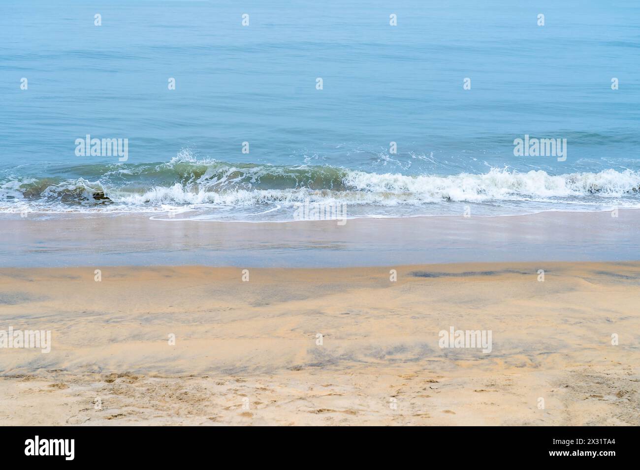 Wunderschöne Meereslandschaft am Chavakkad Beach, Kerala, Indien. Stockfoto