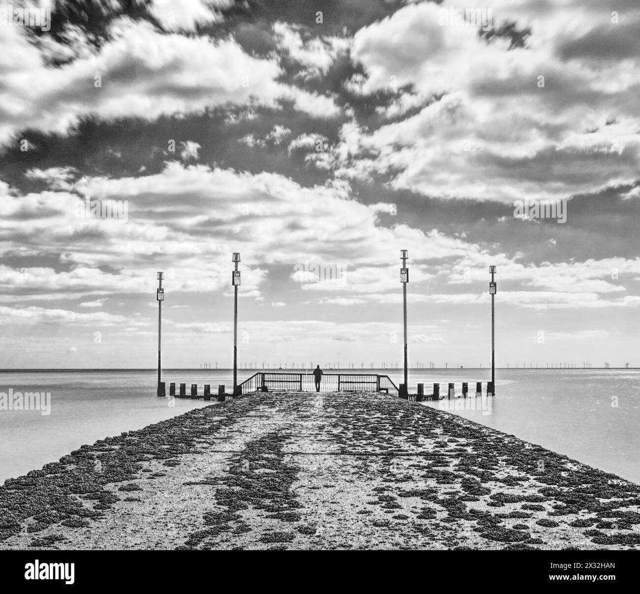 Shreham-By-Sea Stockfoto