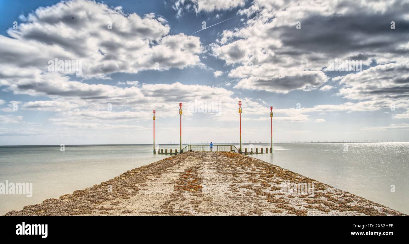 Shreham-By-Sea Stockfoto