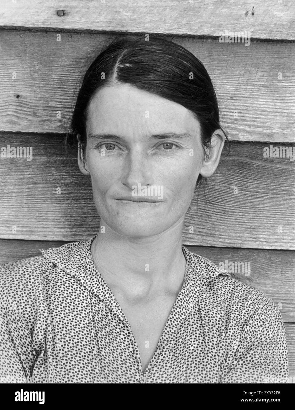 Walker Evans, Allie Mae Burroughs, Ehefrau eines Cotton Sharecropper, Hale County, Alabama, ca. 1935–1936, Foto Stockfoto