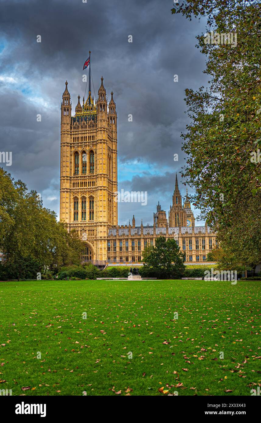 Westminster Abby Big Ben Parliament London England Stockfoto