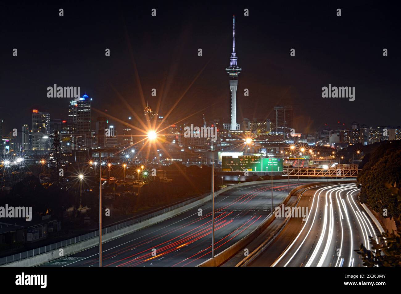 Um Westhaven Saint Marys Bay Auckland Stockfoto