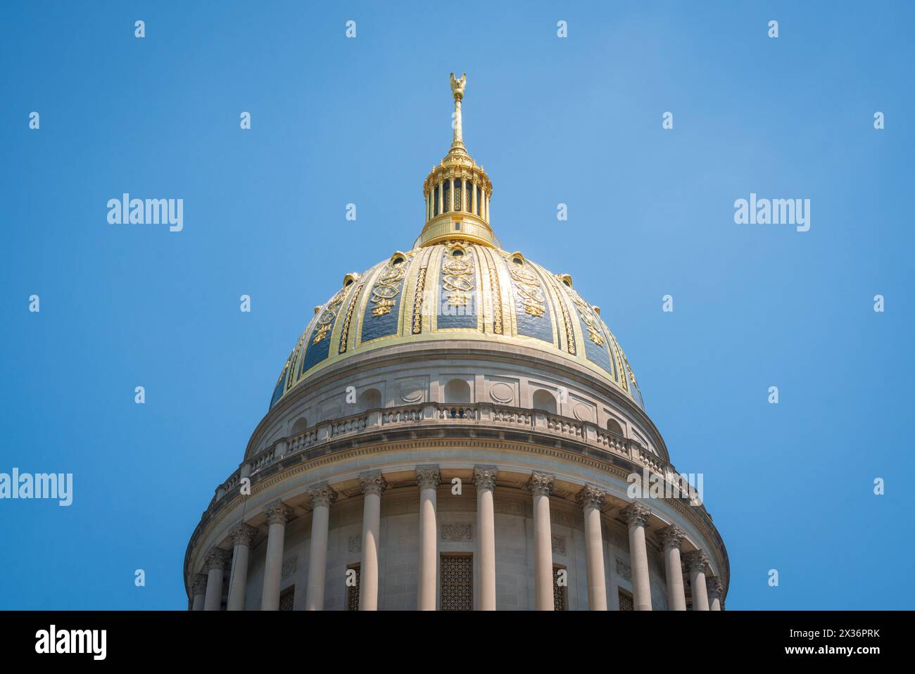 West Virginia State Capitol Building, Regierungsbüro in Charleston, West Virginia Stockfoto