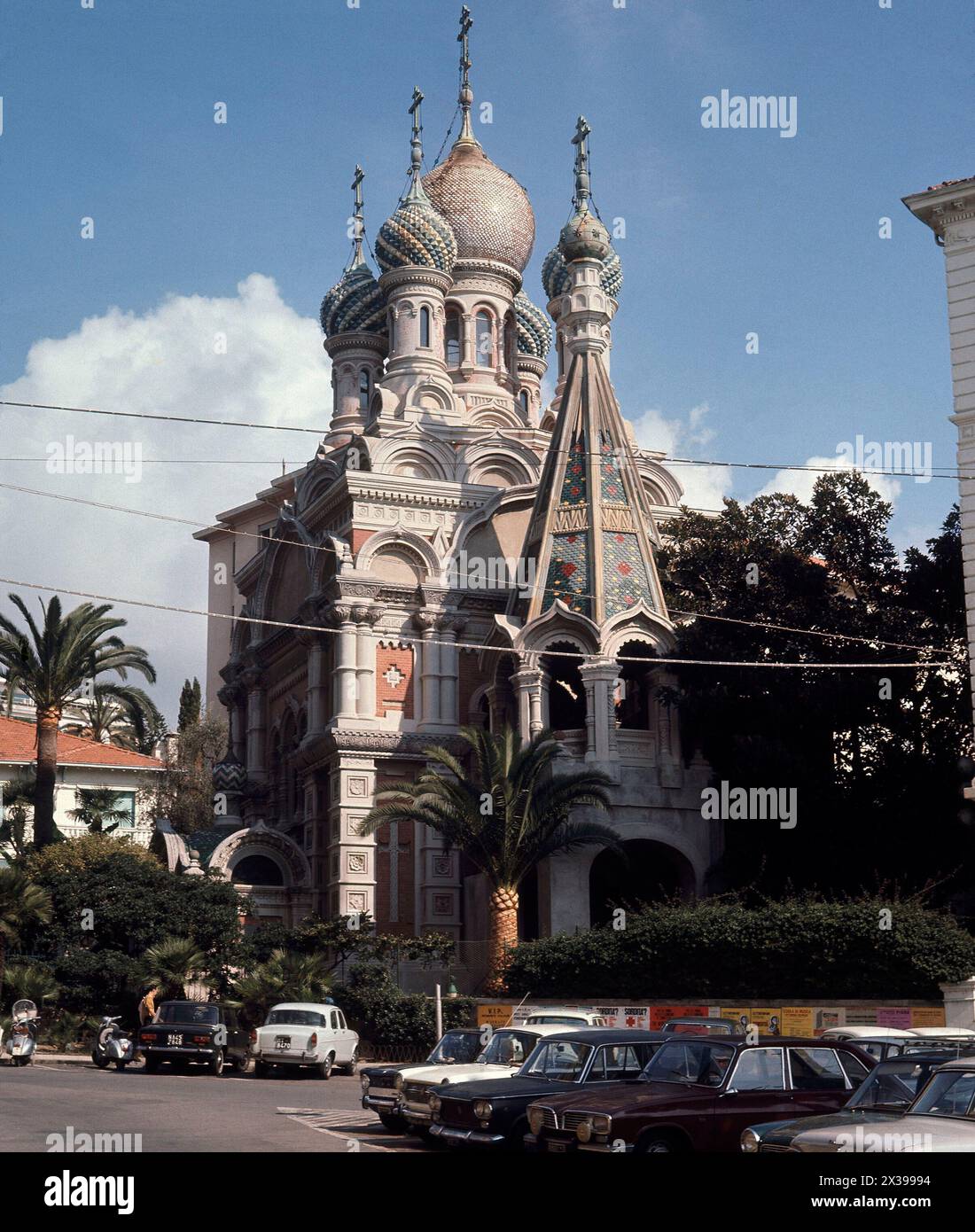 IGLESIA DE SAN BASILIO - IGLESIA ORTODOXA RUSA. ORT: IGLESIA DE SAN BASILIO. SAN REMO. ITALIA. Stockfoto