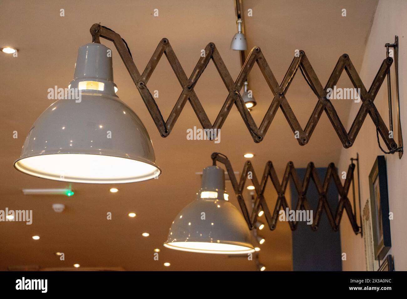 Projizieren von Licht Stockfoto