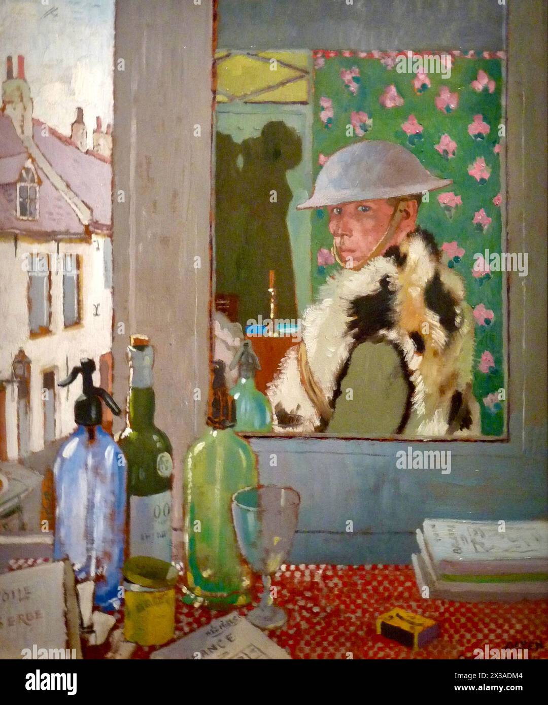 William Orpen – bereit zum Start – 1917 – Orpen malte dieses Selbstporträt kurz nach seiner Ankunft in Frankreich während des Ersten Weltkriegs Stockfoto