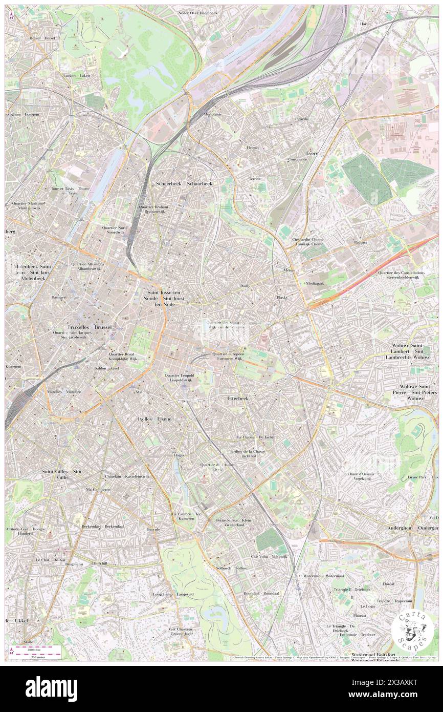 Martin's Central Park, Bruxelles-Capitale, BE, Belgien, Brüssel Capital, n 50 50' 44'', N 4 22' 56'', Karte, Cartascapes Map, veröffentlicht 2024. Erkunden Sie Cartascapes, eine Karte, die die vielfältigen Landschaften, Kulturen und Ökosysteme der Erde enthüllt. Reisen Sie durch Zeit und Raum und entdecken Sie die Verflechtungen der Vergangenheit, Gegenwart und Zukunft unseres Planeten. Stockfoto