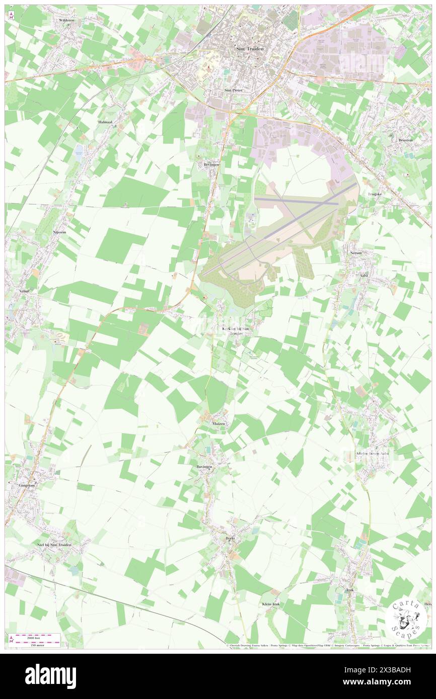 Kerkom-bij-Sint-Truiden, Provincie Limburg, BE, Belgien, Flandern, n 50 46' 25'', N 5 10' 42'', Karte, Cartascapes Map, veröffentlicht 2024. Erkunden Sie Cartascapes, eine Karte, die die vielfältigen Landschaften, Kulturen und Ökosysteme der Erde enthüllt. Reisen Sie durch Zeit und Raum und entdecken Sie die Verflechtungen der Vergangenheit, Gegenwart und Zukunft unseres Planeten. Stockfoto