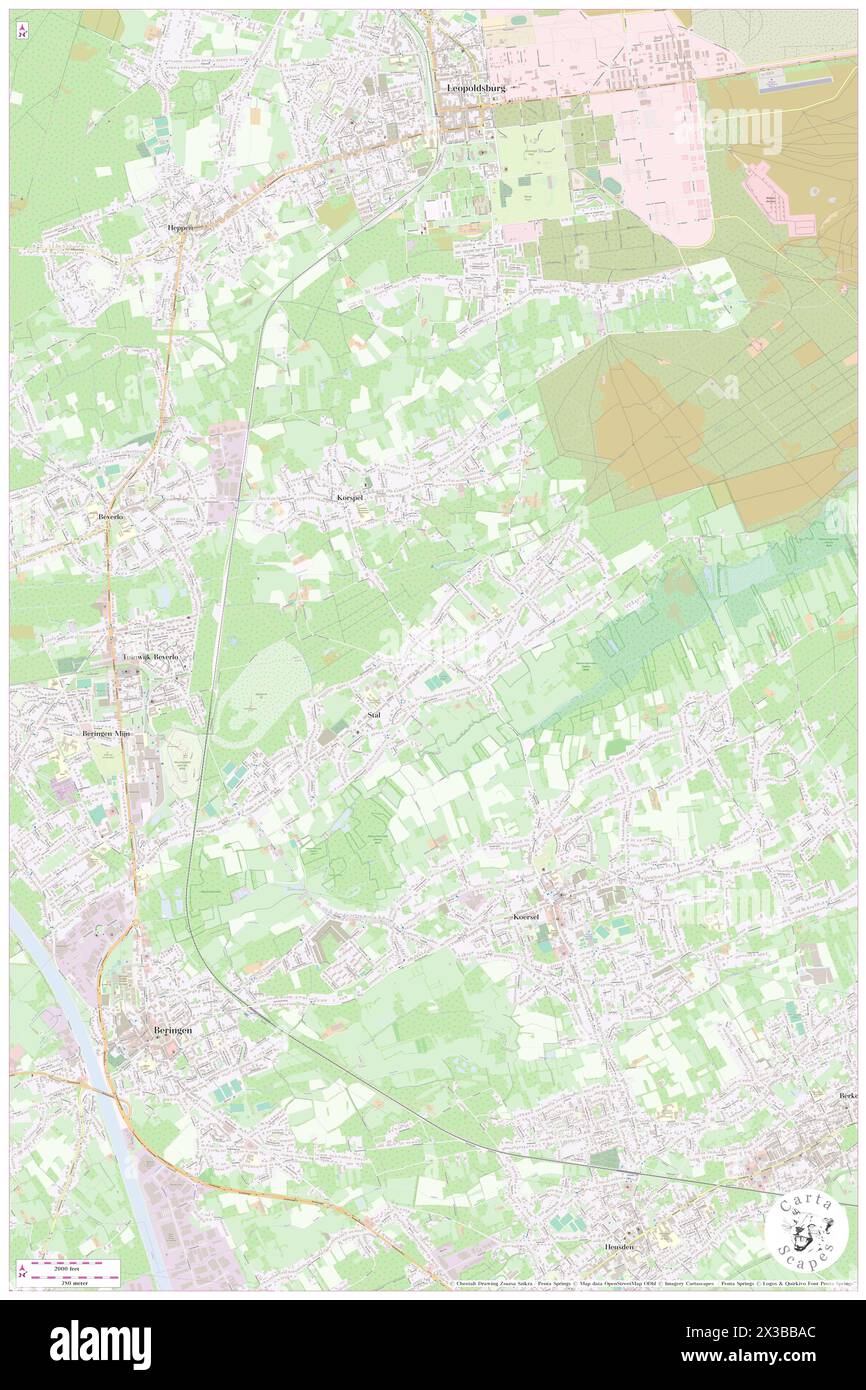 STAL, Provincie Limburg, BE, Belgien, Flandern, n 51 4' 38'', N 5 15' 27'', Karte, Cartascapes Map, veröffentlicht 2024. Erkunden Sie Cartascapes, eine Karte, die die vielfältigen Landschaften, Kulturen und Ökosysteme der Erde enthüllt. Reisen Sie durch Zeit und Raum und entdecken Sie die Verflechtungen der Vergangenheit, Gegenwart und Zukunft unseres Planeten. Stockfoto