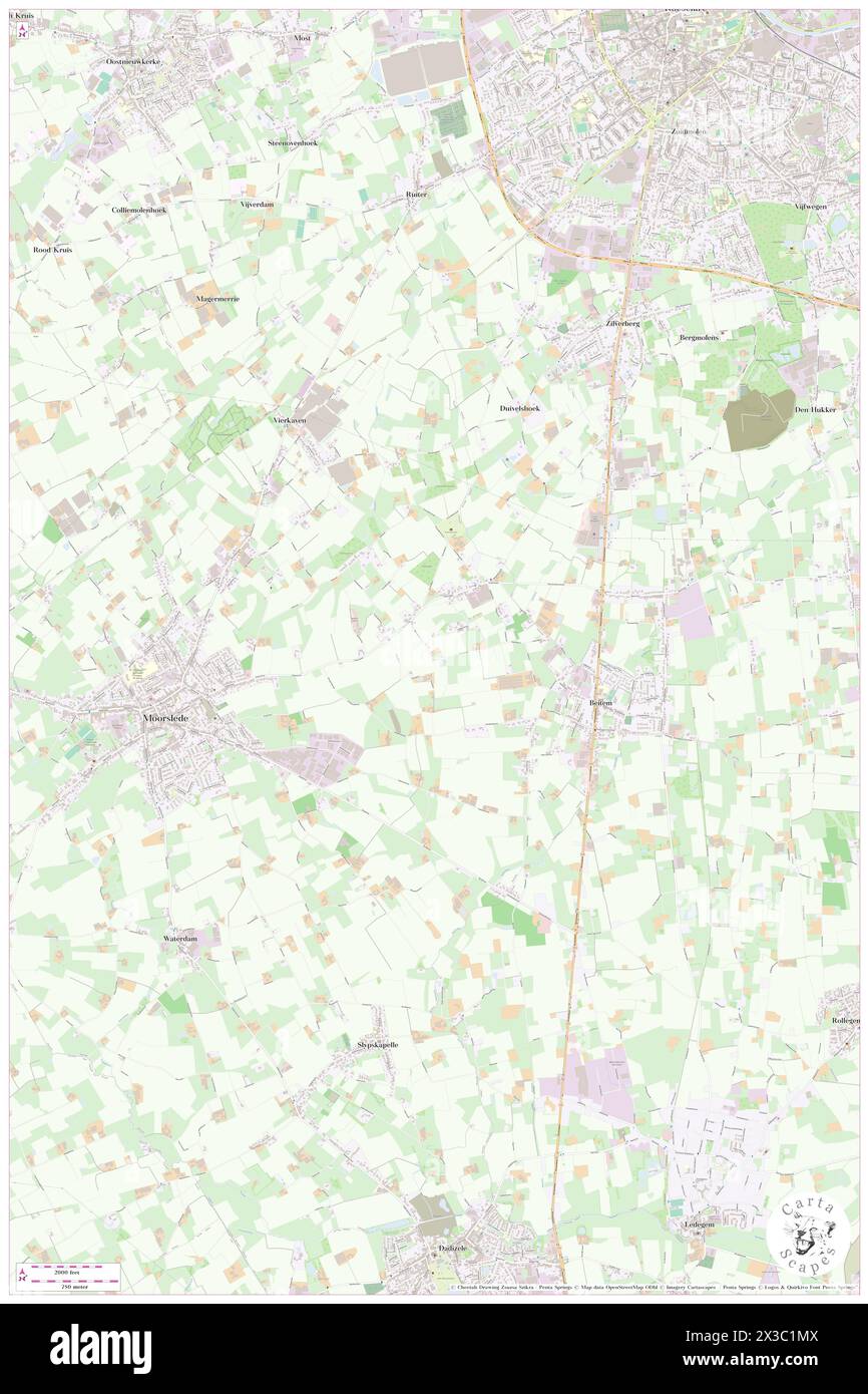 Koekuithoek, Provincie West-Vlaanderen, BE, Belgien, Flandern, n 50 53' 46'', N 3 5' 42'', Karte, Cartascapes Map, veröffentlicht 2024. Erkunden Sie Cartascapes, eine Karte, die die vielfältigen Landschaften, Kulturen und Ökosysteme der Erde enthüllt. Reisen Sie durch Zeit und Raum und entdecken Sie die Verflechtungen der Vergangenheit, Gegenwart und Zukunft unseres Planeten. Stockfoto