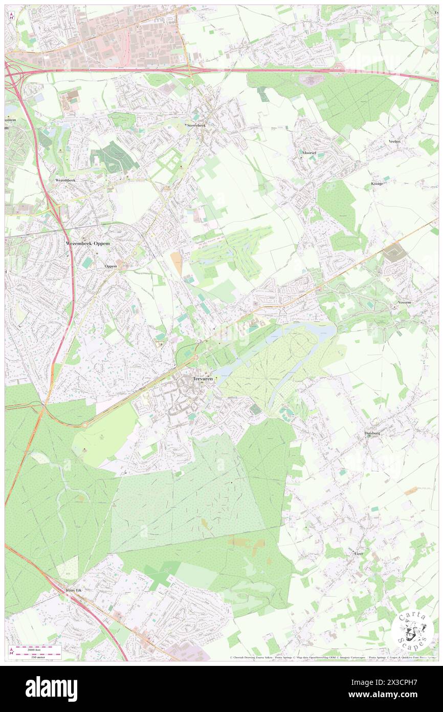 Königliches Museum Zentralafrikas, Provincie Vlaams-Brabant, BE, Belgien, Flandern, n 50 49' 51''', N 4 31' 5'', Karte, Cartascapes Map, veröffentlicht 2024. Erkunden Sie Cartascapes, eine Karte, die die vielfältigen Landschaften, Kulturen und Ökosysteme der Erde enthüllt. Reisen Sie durch Zeit und Raum und entdecken Sie die Verflechtungen der Vergangenheit, Gegenwart und Zukunft unseres Planeten. Stockfoto