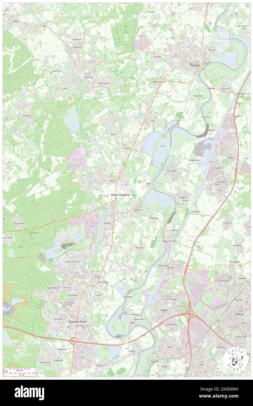 Dilsen-Stokkem, Provincie Limburg, BE, Belgien, Flandern, n 51 1' 51''', N 5 44' 10''', Karte, Cartascapes Map 2024 veröffentlicht. Erkunden Sie Cartascapes, eine Karte, die die vielfältigen Landschaften, Kulturen und Ökosysteme der Erde enthüllt. Reisen Sie durch Zeit und Raum und entdecken Sie die Verflechtungen der Vergangenheit, Gegenwart und Zukunft unseres Planeten. Stockfoto