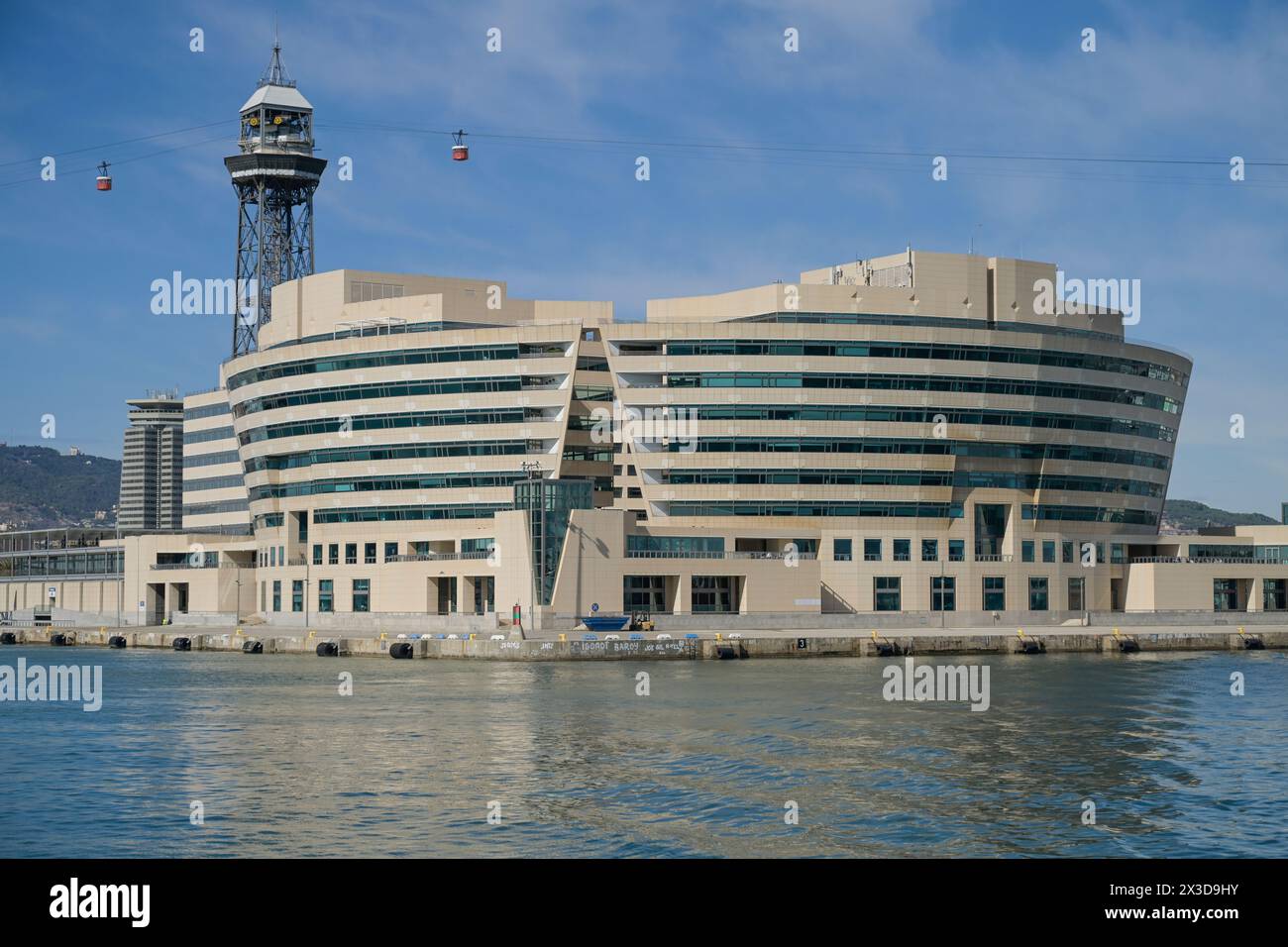 Hafen, World Trade Center, Eurostars Grand Marina Hotel, Barcelona, Katalonien, Spanien Stockfoto