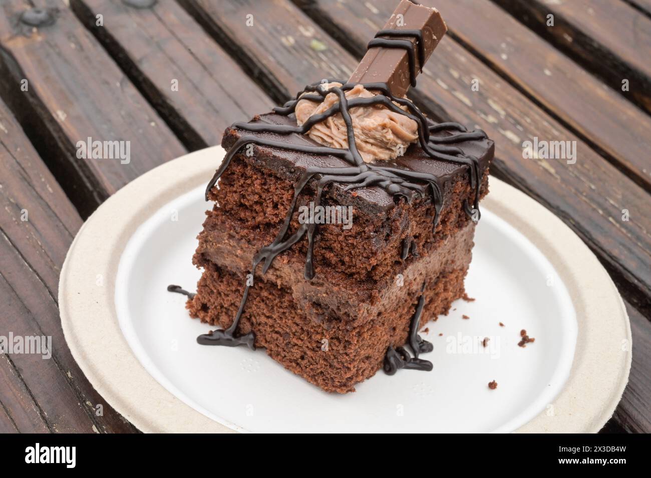 Schokoladenkuchen Stockfoto