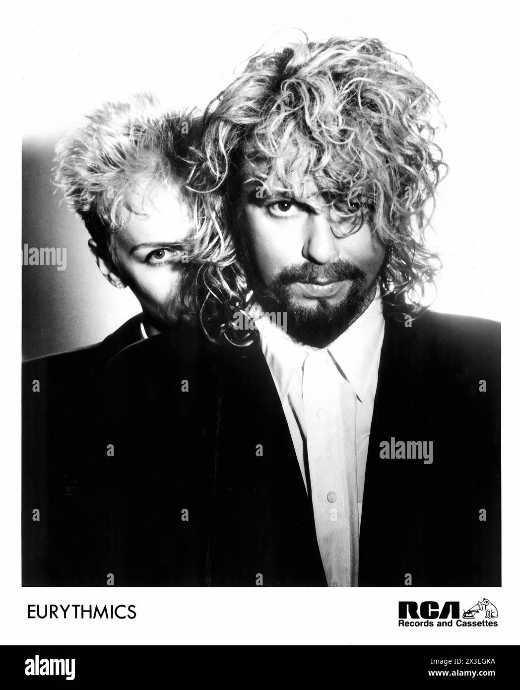 Eurythmics 003 – Werbebild des Vintage Music Labels – Fotograf unbekannt, nur für redaktionelle Zwecke Stockfoto