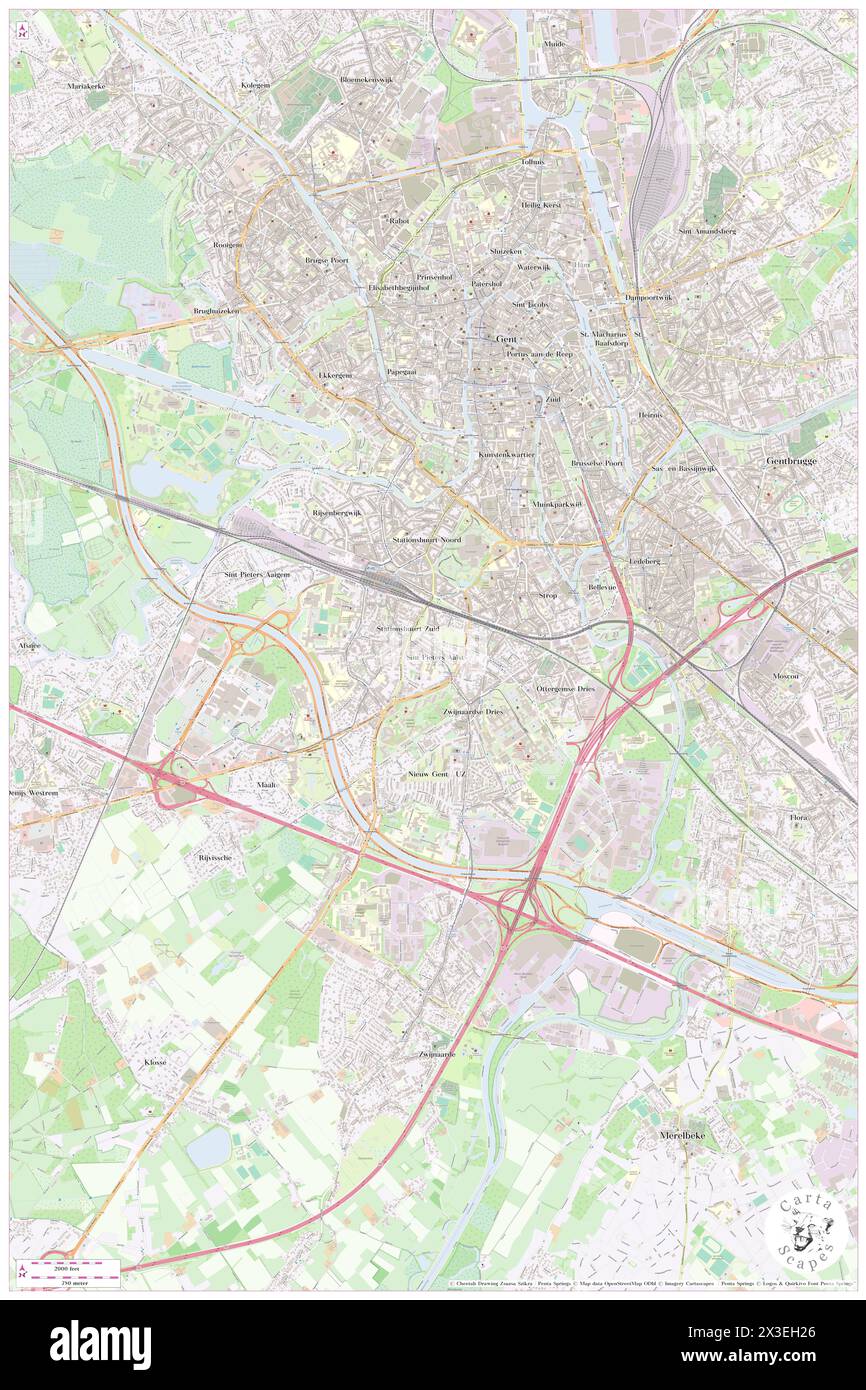 Sint-Pieters-Aalst, Provincie Oost-Vlaanderen, BE, Belgien, Flandern, n 51 1' 49''', N 3 42' 58''', Karte, Cartascapes Map, veröffentlicht 2024. Erkunden Sie Cartascapes, eine Karte, die die vielfältigen Landschaften, Kulturen und Ökosysteme der Erde enthüllt. Reisen Sie durch Zeit und Raum und entdecken Sie die Verflechtungen der Vergangenheit, Gegenwart und Zukunft unseres Planeten. Stockfoto