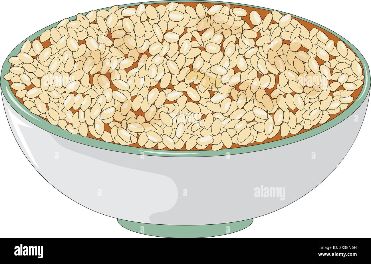 Illustration der Kidneybohnen Stock Vektor