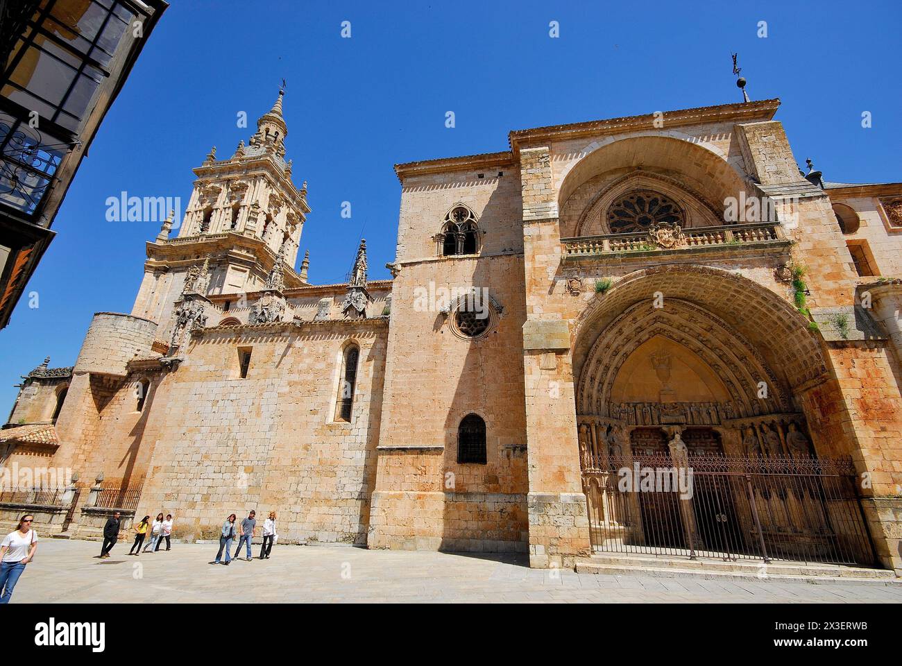 Kathedrale von El Burgo de Osma, Soria, Spanien Stockfoto