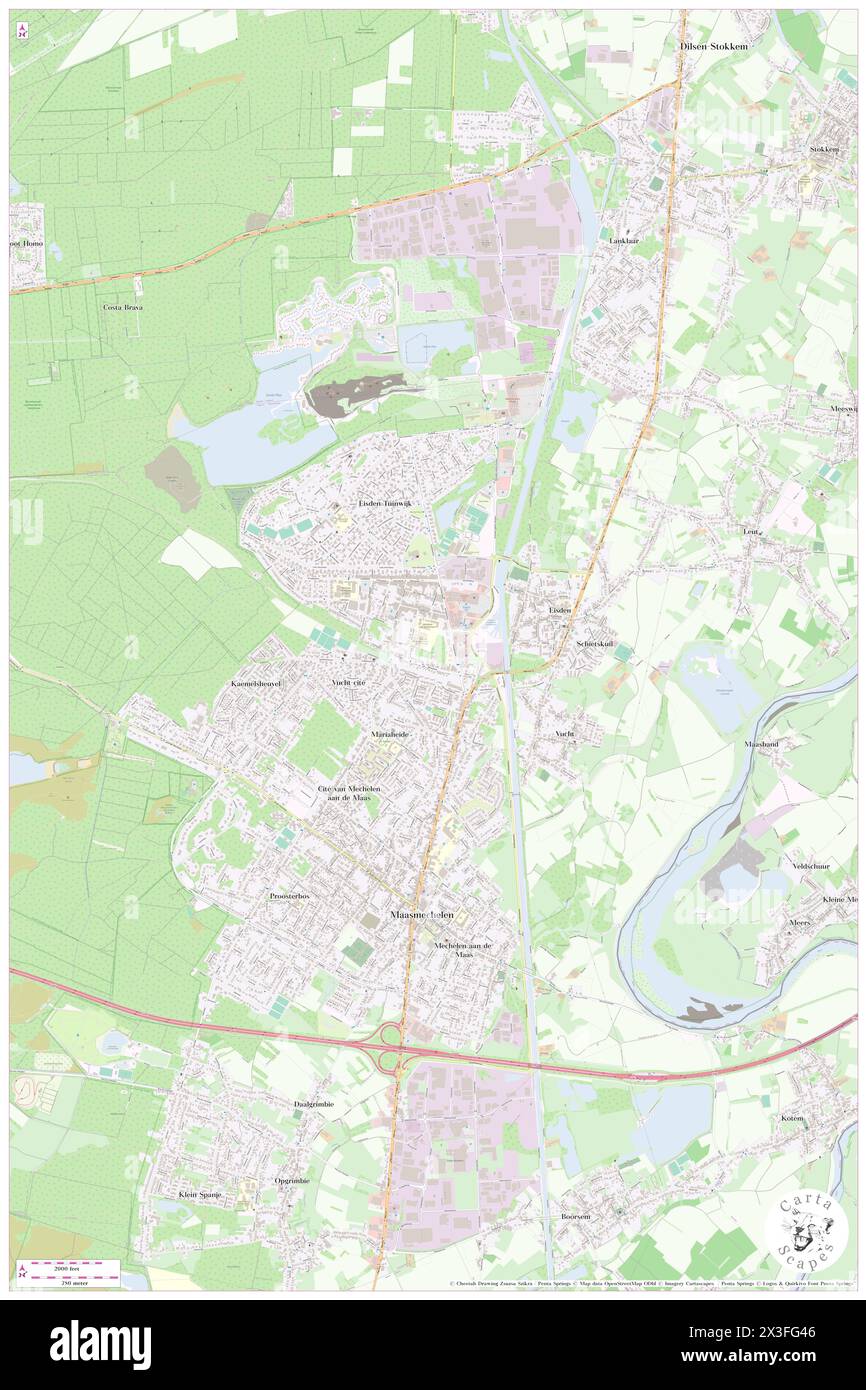 Vucht, Provincie Limburg, BE, Belgien, Flandern, n 50 58' 41''', N 5 42' 39'', Karte, Cartascapes Map, veröffentlicht 2024. Erkunden Sie Cartascapes, eine Karte, die die vielfältigen Landschaften, Kulturen und Ökosysteme der Erde enthüllt. Reisen Sie durch Zeit und Raum und entdecken Sie die Verflechtungen der Vergangenheit, Gegenwart und Zukunft unseres Planeten. Stockfoto