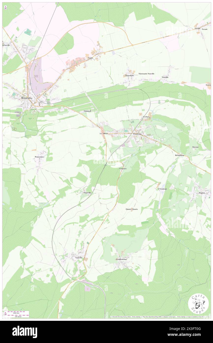 Tienne des Gattes, Province de Namur, BE, Belgien, Wallonien, n 50 5' 27'', N 4 59' 36'', Karte, Cartascapes Map, veröffentlicht 2024. Erkunden Sie Cartascapes, eine Karte, die die vielfältigen Landschaften, Kulturen und Ökosysteme der Erde enthüllt. Reisen Sie durch Zeit und Raum und entdecken Sie die Verflechtungen der Vergangenheit, Gegenwart und Zukunft unseres Planeten. Stockfoto