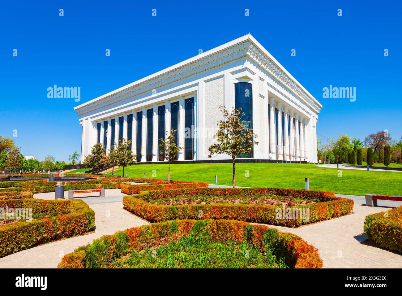 Palast der Internationalen Foren im Zentrum der Stadt Taschkent in Usbekistan Stockfoto