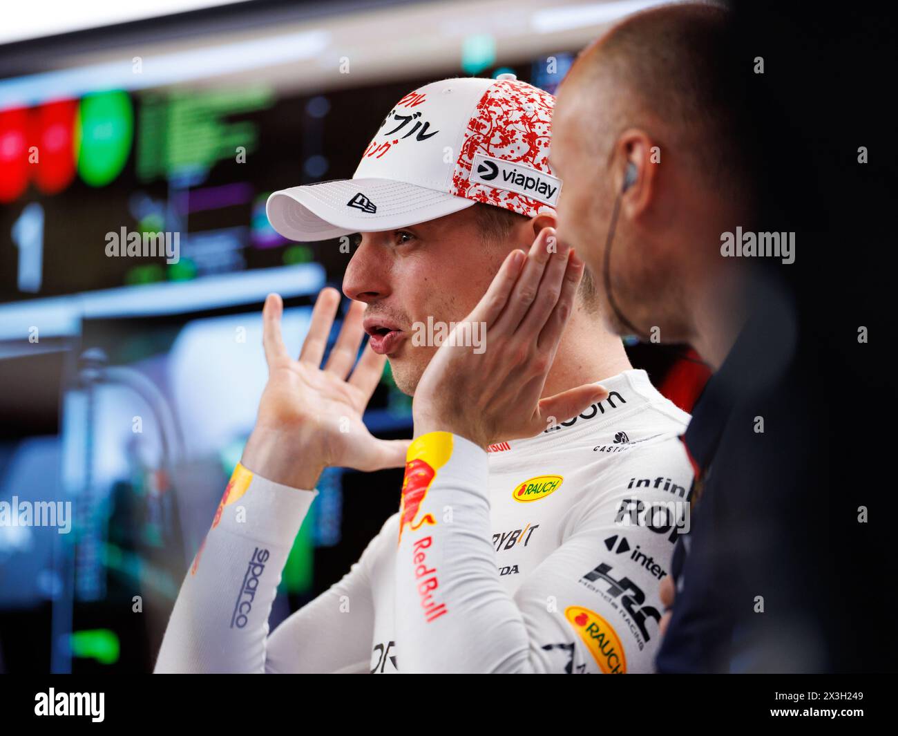 Suzuka Circuit, 5. April 2024: Max Verstappen (NED) von Red Bull während des Formel 1 Grand Prix von Japan 2024. Stockfoto