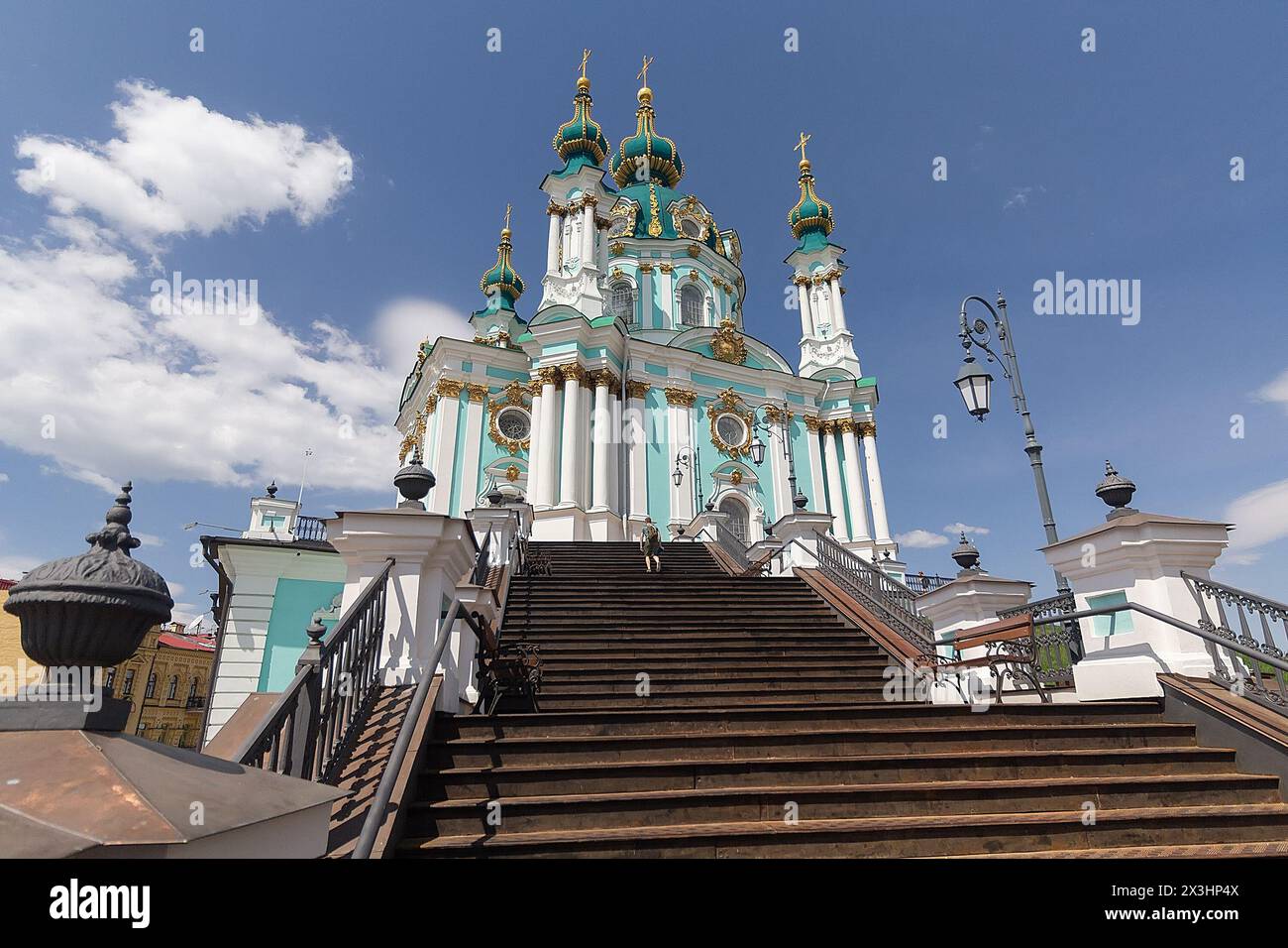Andreaskirche in Kiew, Ukraine Stockfoto