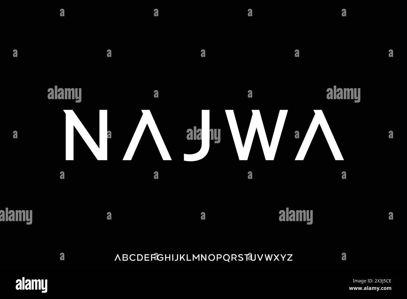 Elegante und luxuriöse Alphabet Display Glamor Stil Schriftvektor Illustration Stock Vektor