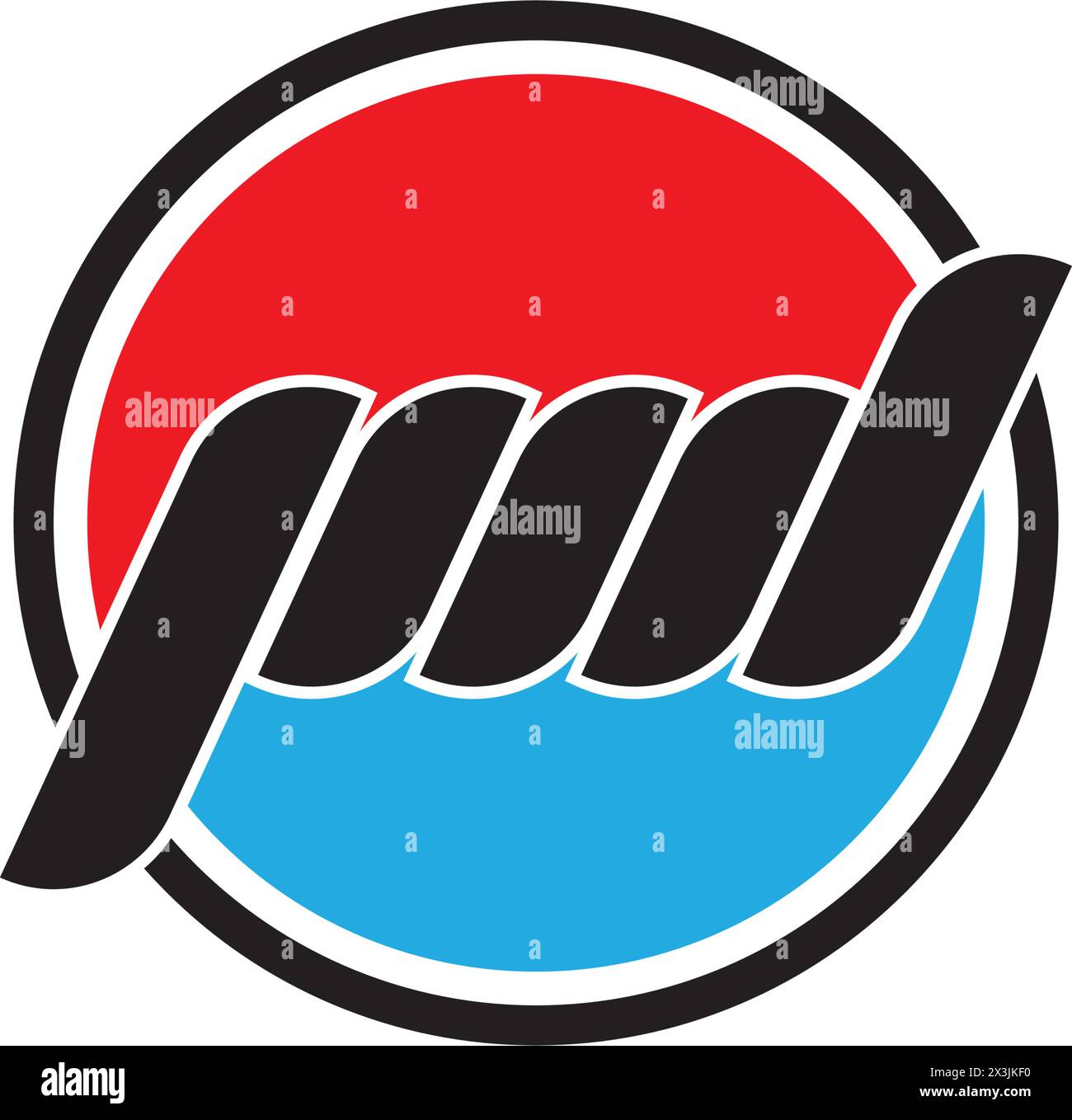 Seil-Symbol-Vektor-Illustration einfaches Design. Stock Vektor