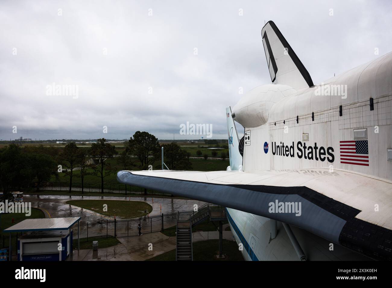 Space Shuttle im johnson Space Center, houston, texas Stockfoto