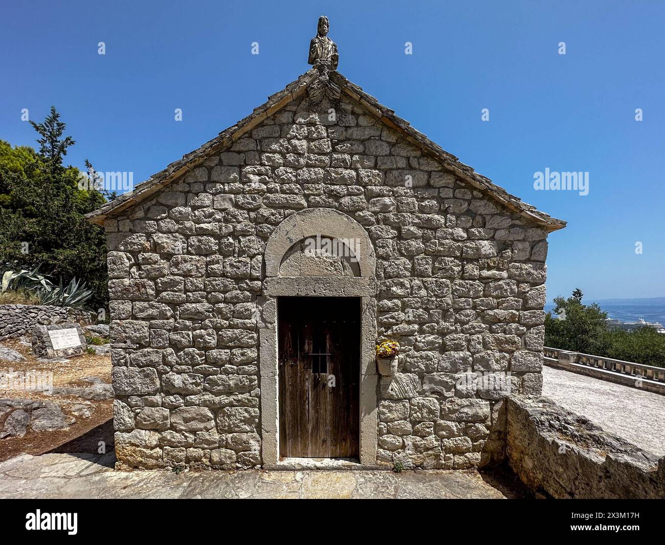 Die Kirche des Heiligen Nikolaus der Reisenden in Split, Kroatien Stockfoto