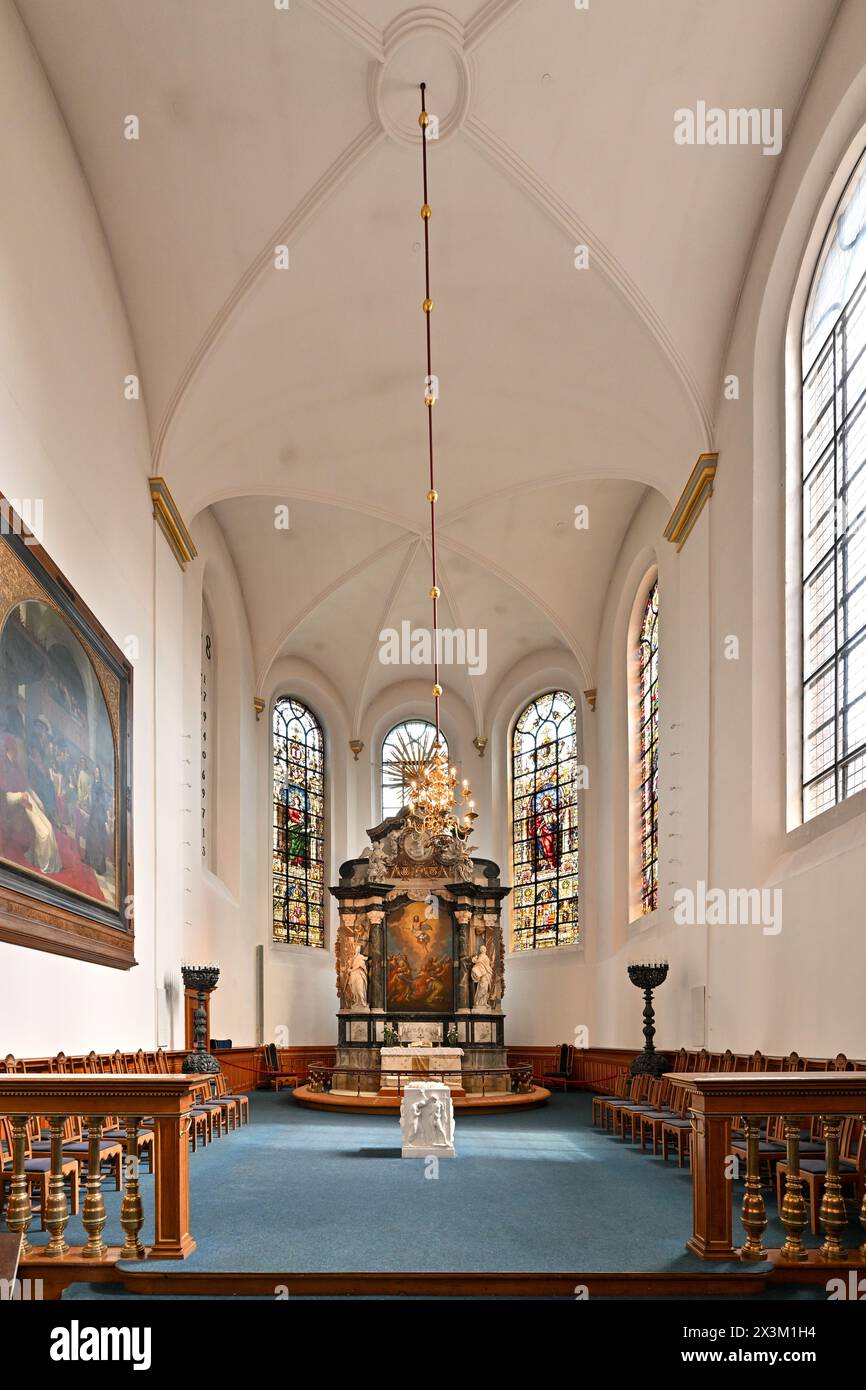 Kopenhagen, Dänemark - 18. Juli 2023: Kirche des Heiligen Geistes im Stadtzentrum von Kopenhagen, Dänemark Stockfoto