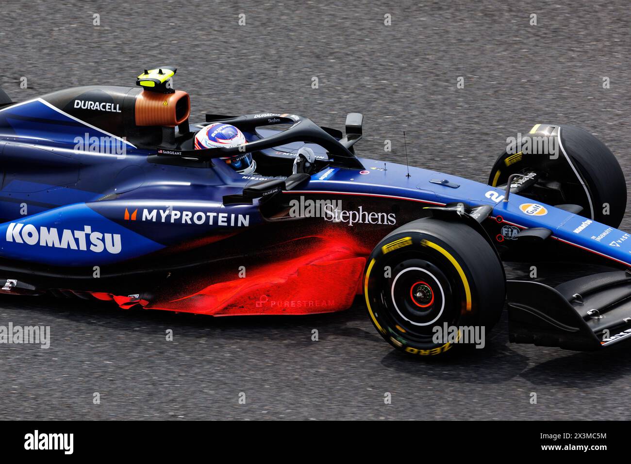 Suzuka Circuit, 6. April 2024: Logan Sargeant von Williams beim Formel-1-Grand-Prix von Japan 2024. Stockfoto