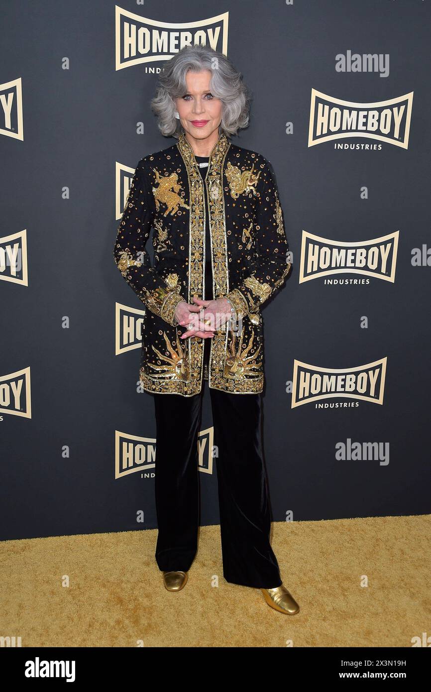 Jane Fonda bei der Homeboy Industries Lo Maximo Awards 2024 Gala im Hotel JW Marriott. Los Angeles, 27.04.2024 *** Jane Fonda bei den Homeboy Industries Lo Maximo Awards 2024 Gala im JW Marriott Los Angeles Hotel, 27 04 2024 Foto:xD.xStarbuckx/xFuturexImagex maximo_4452 Stockfoto