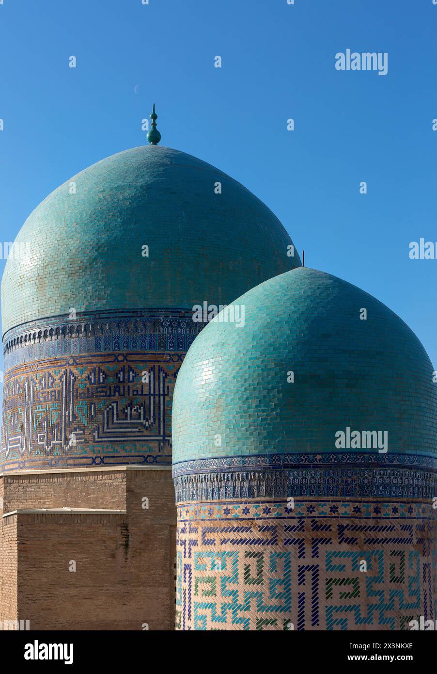Das Grab der Frauen des Kommandanten Amir Temur - Shakhi Stockfoto