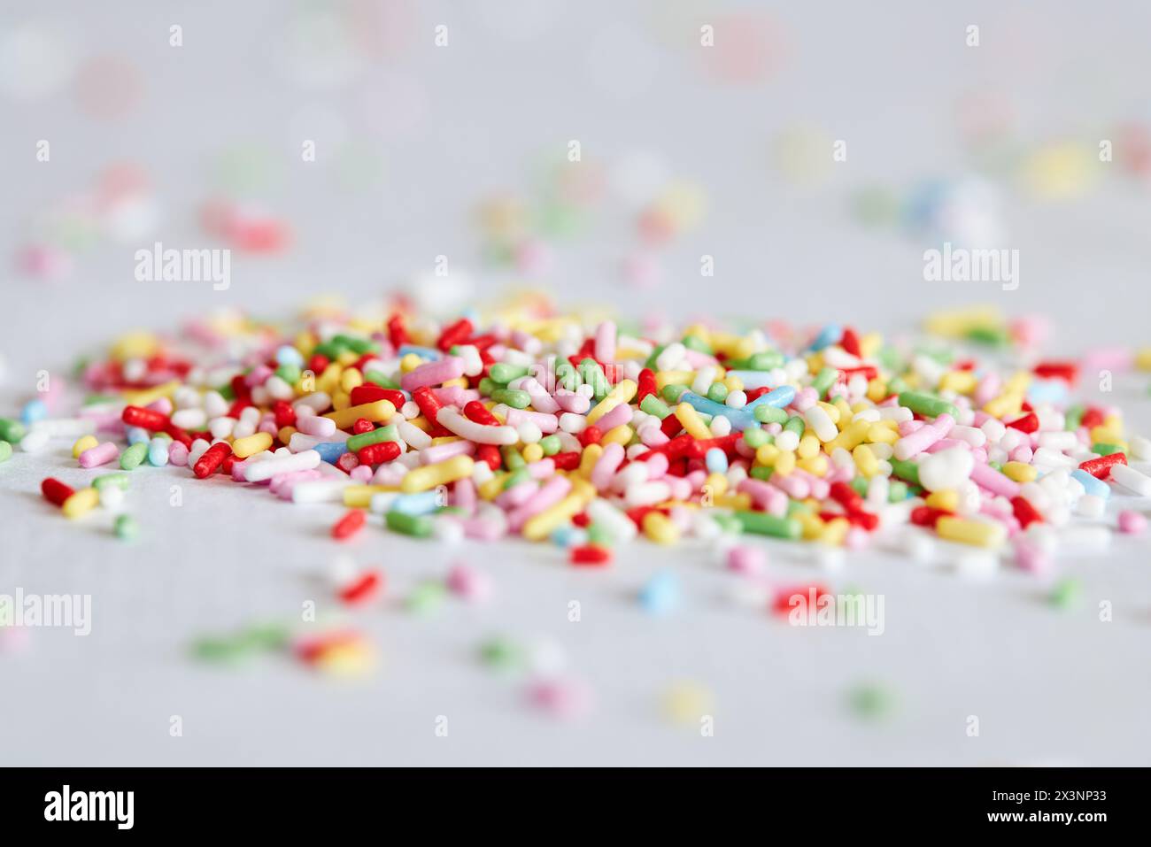 Streusel, mehrfarbig Stockfoto