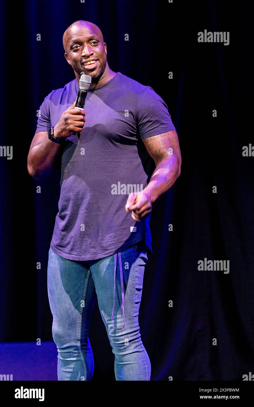 Underbelly Opening Night Emmanuel Snub Comedian Stockfoto