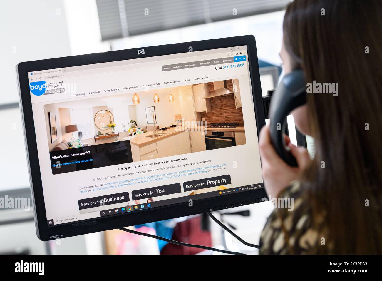 Boyd Legal, Edinburgh Stockfoto